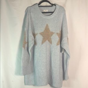 🆕Lou & Grey Star Tunic-Length Sweater